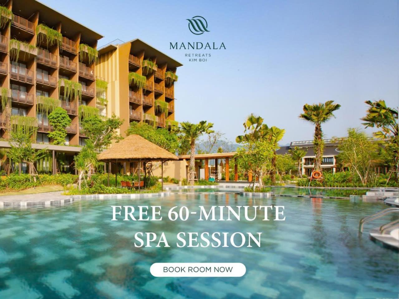 ホテル Mandala Retreats Kim Boi Hòa Bình エクステリア 写真